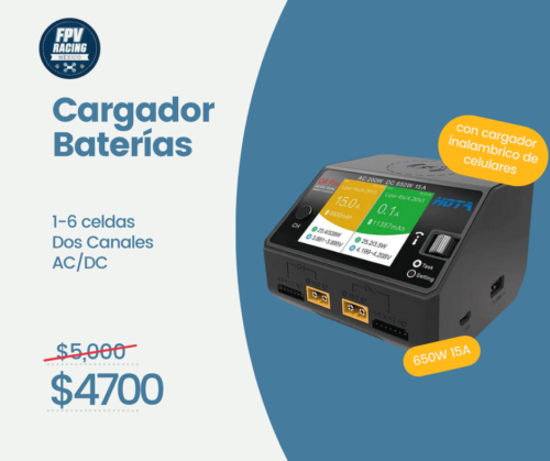 Cargador Baterias Drones FPV